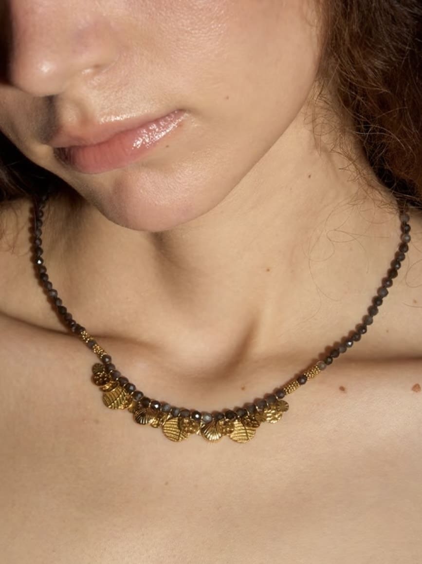 Solara Obsidian Shard Necklace