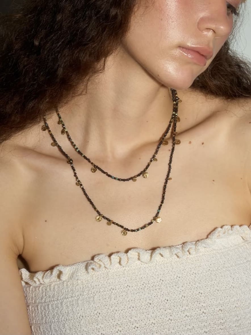 Noira Layered Gemstone Necklace