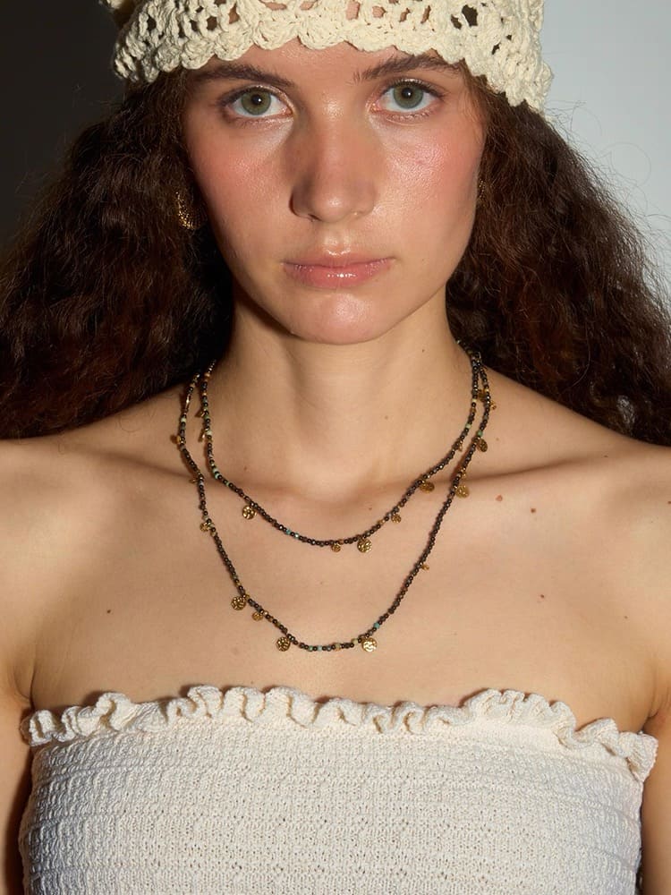 Noira Layered Gemstone Necklace