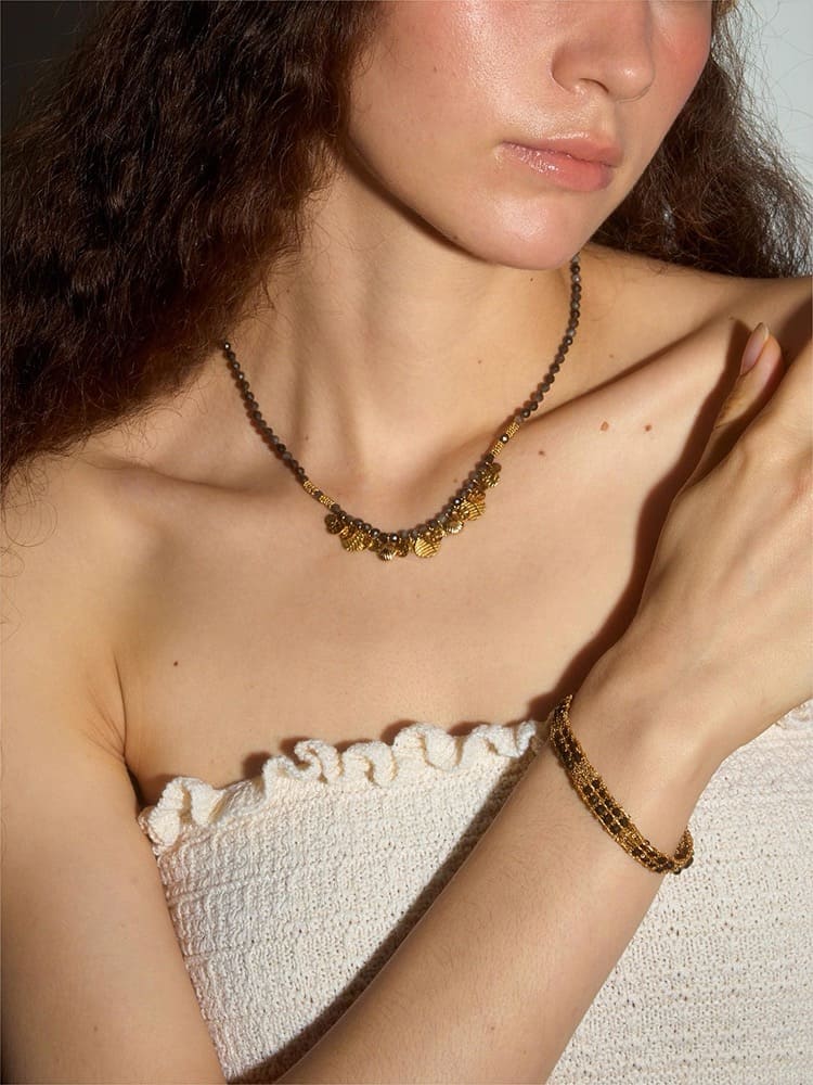 Solara Obsidian Shard Necklace