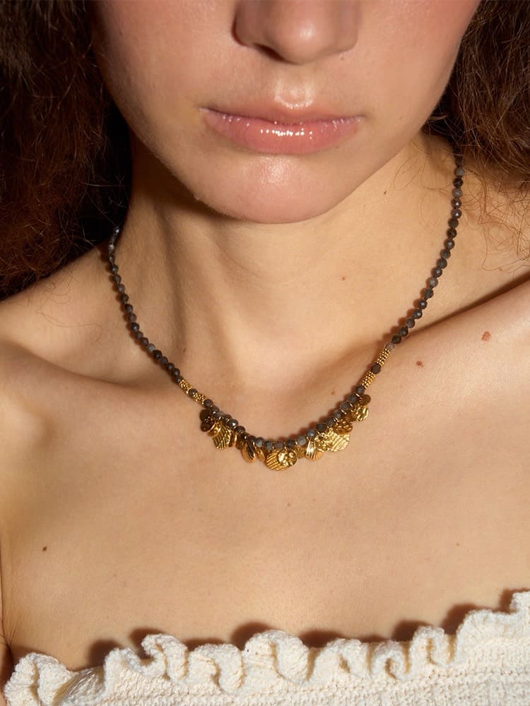Solara Obsidian Shard Necklace
