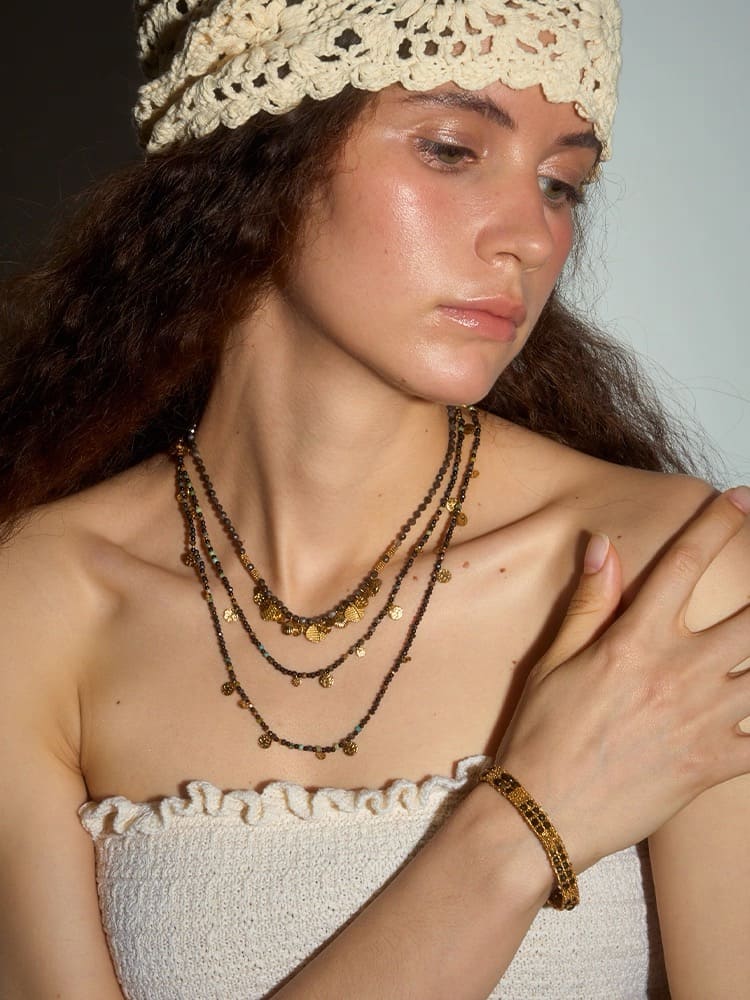 Solara Obsidian Shard Necklace