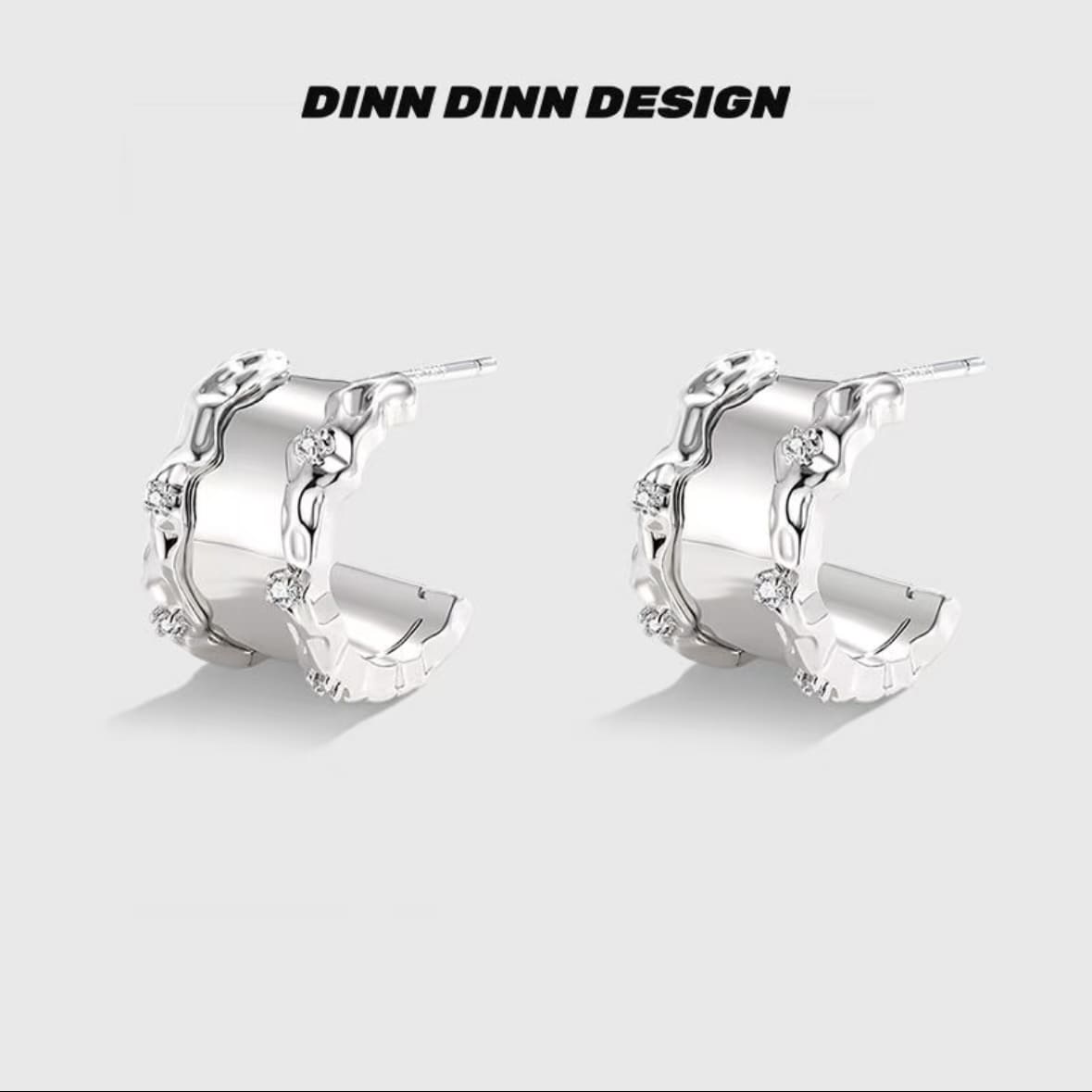 zirconia-hoop-earrings