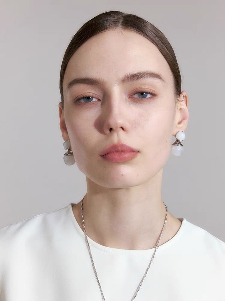 Niva Resin Bead Earrings