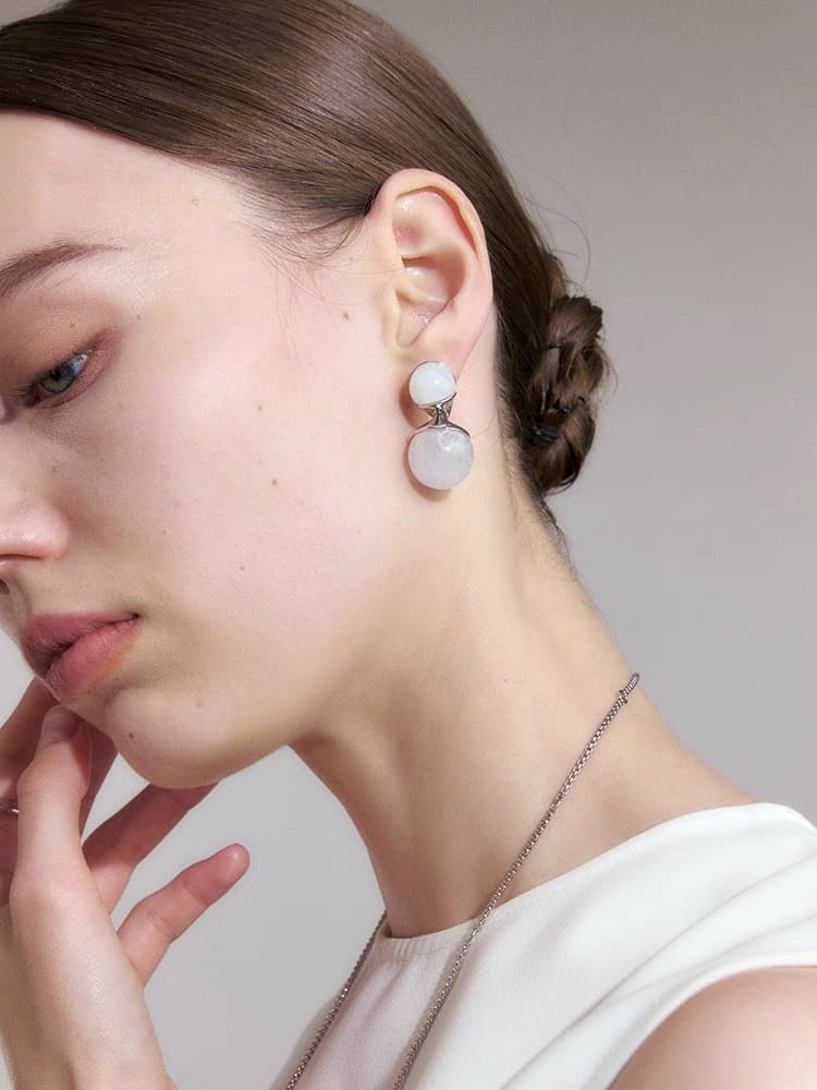 Niva Resin Bead Earrings