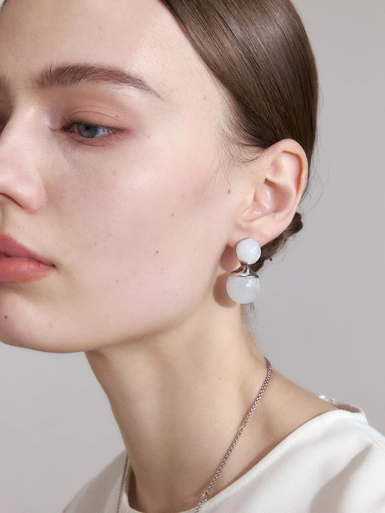 Niva Resin Bead Earrings