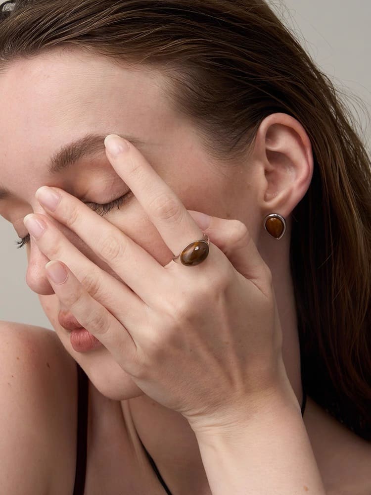 Solar Dome Gem Ring
